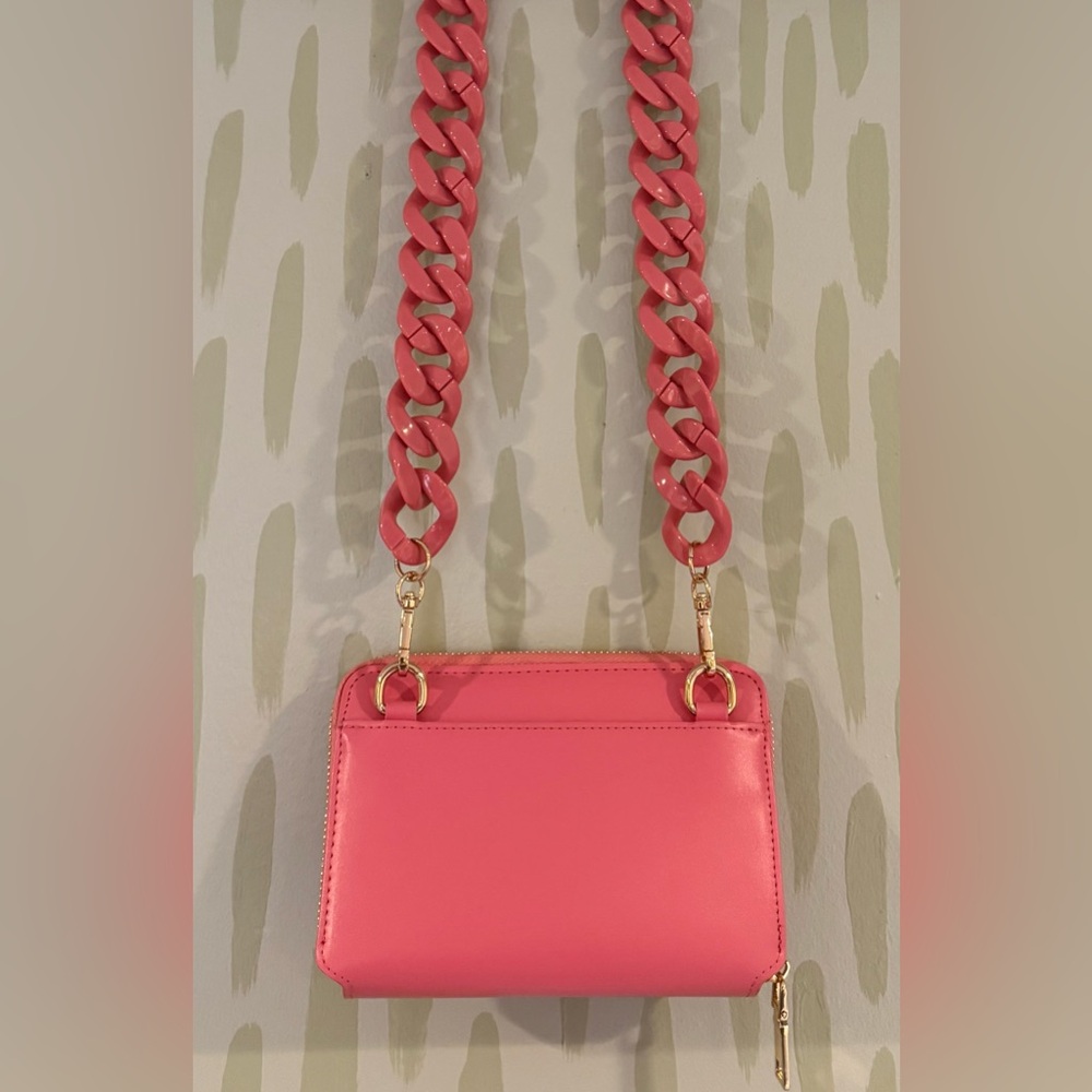 Pink Cross Body Wallet